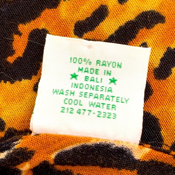 Leopard Print Scarf - Picture 6 of 6